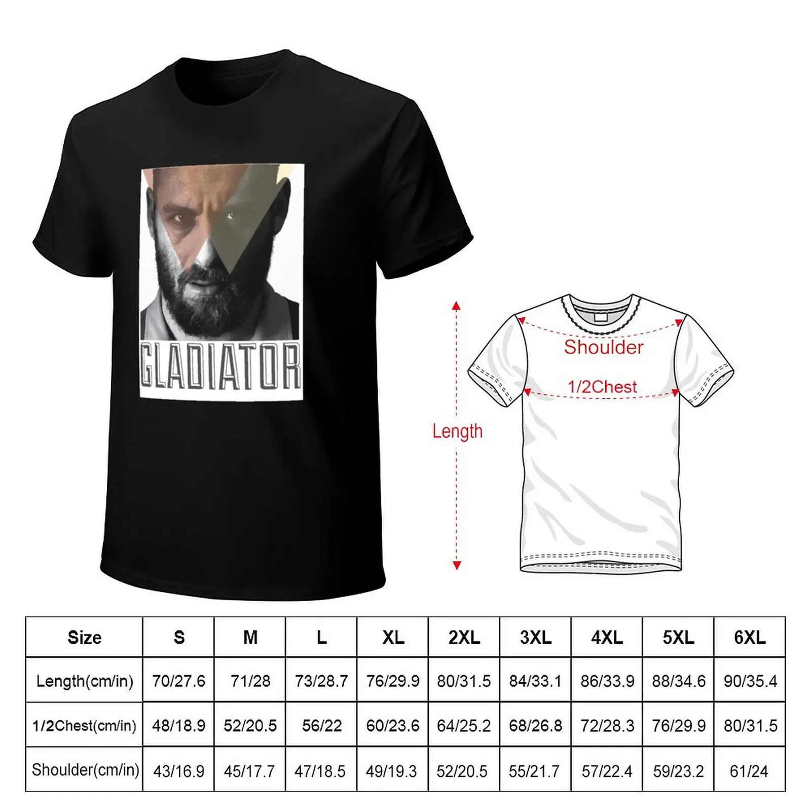 Hipsta DDR - Gladiator T-Shirt Big and Tall Gym T-Shirt