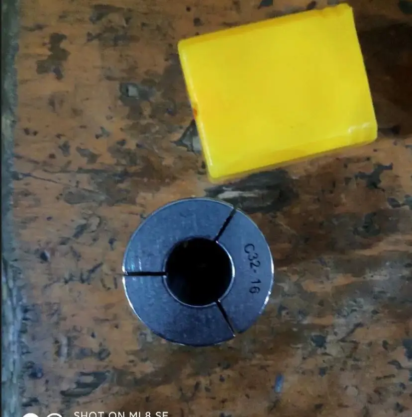 1pc C32 Inner Hole 3-25mm Collet High Precision 0.008mm Contracting Chuck CNC Spring Processing Center C Type Clip