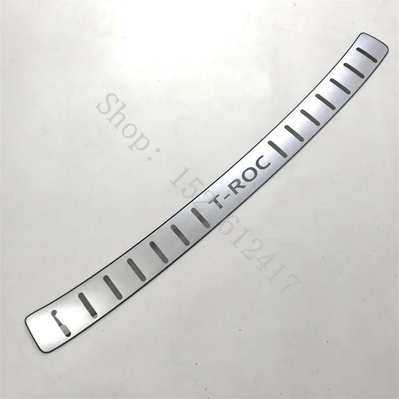 

Stainless Rear Bumper Protector Sill Trunk Tread Plate Trim For VW/Volkswagen T-ROC T ROC 2018 2019 2020~2025 Car Accessories
