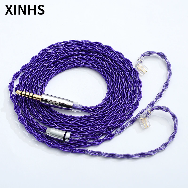 XINHS C03 8 strands silver foil wire headset upgrade cable