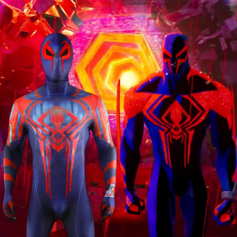 Disfraz de Spiderman para Halloween, mono de Miguel O'Hara Con accesorios de cómic, 2099