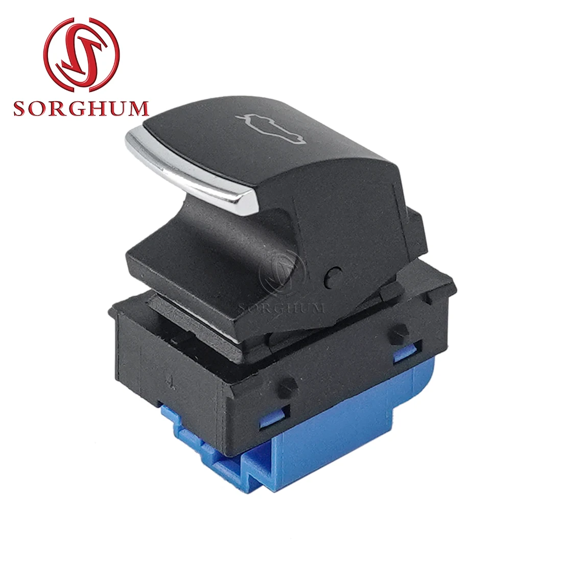 SORGHUM 3AA959831A For VW Passat B7 2012 2013 2014 2015 2016 Chrome Tailgate Rear Trunk Lid Button Switch 3AA959831 3AD 959 831