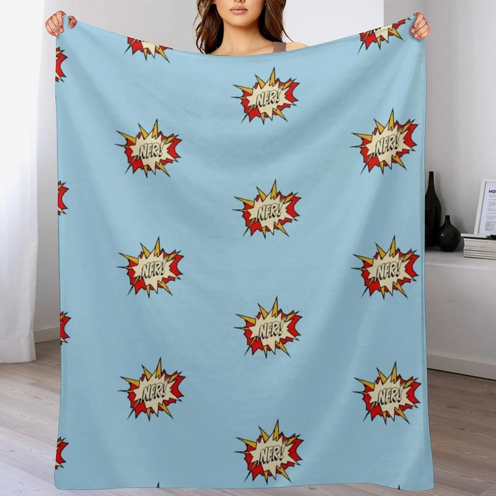 NFR! Lana Del Rey album Throw Blanket Lightweight Warm Blanket for Travel Camping