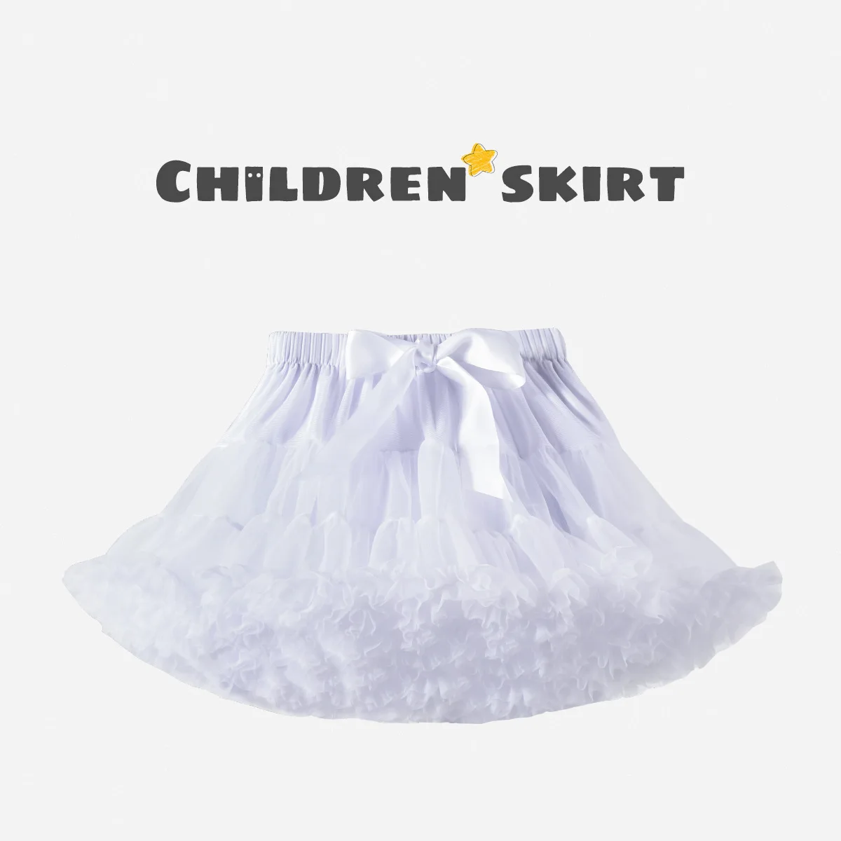 MANRAY HOT Girls Tutu Skirts Solid Fluffy Tulle Princess Ball Gown Pettiskirt Kid Ballet Party Dance Children Performance Skirts