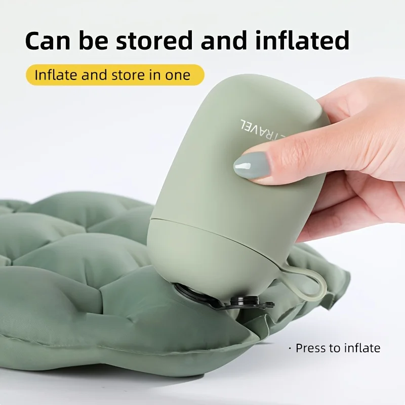 

Inflatable Cushion - Portable Easy Travel Foldable Seat Pad for Camping, Hiking& Outdoor Adventures Inflatable Cushion