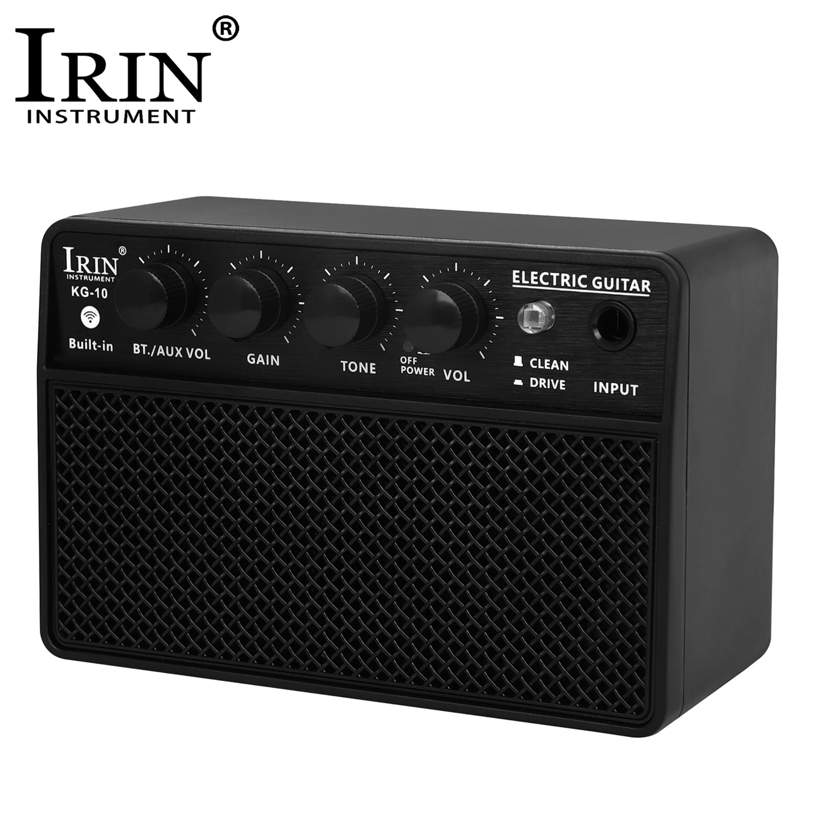 

IRIN KG-10 Electric Guitar Amplifier 10W Bluetooth Acoustic Guitar Speaker Portable Mini Instrument Amplifier Amp Accessories