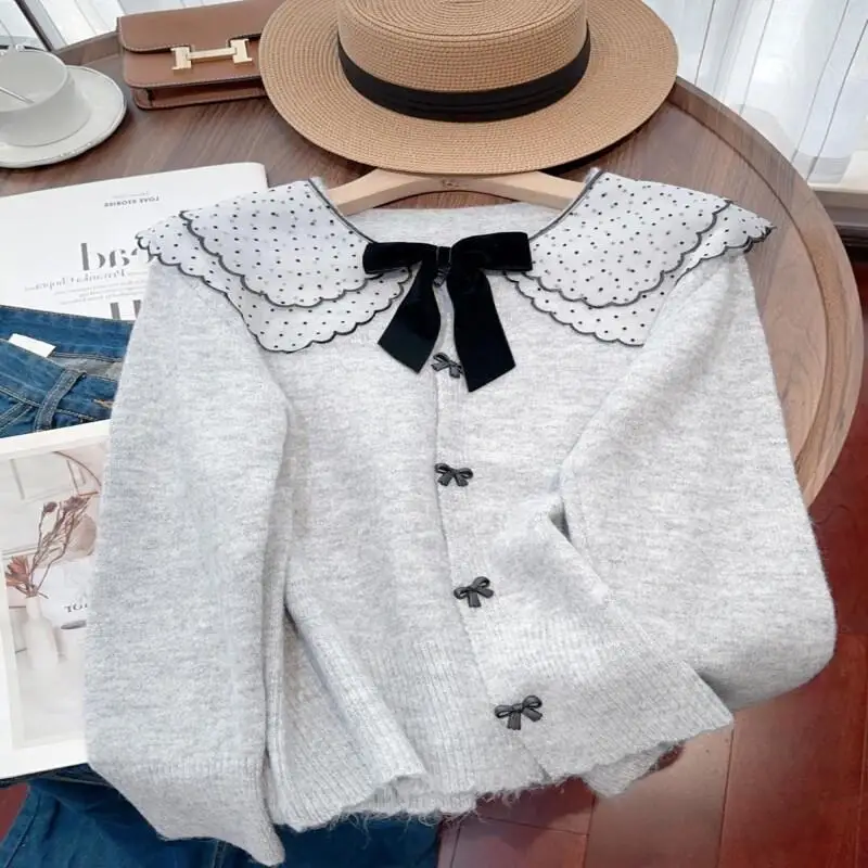 Frisches, süßes, süßes Langarm-Pullover-Oberteil, elegante Damenanzüge, Ganzfrauen-Trainingsanzug, Neuheit in Koordinierter Kleidungstrend 2025,