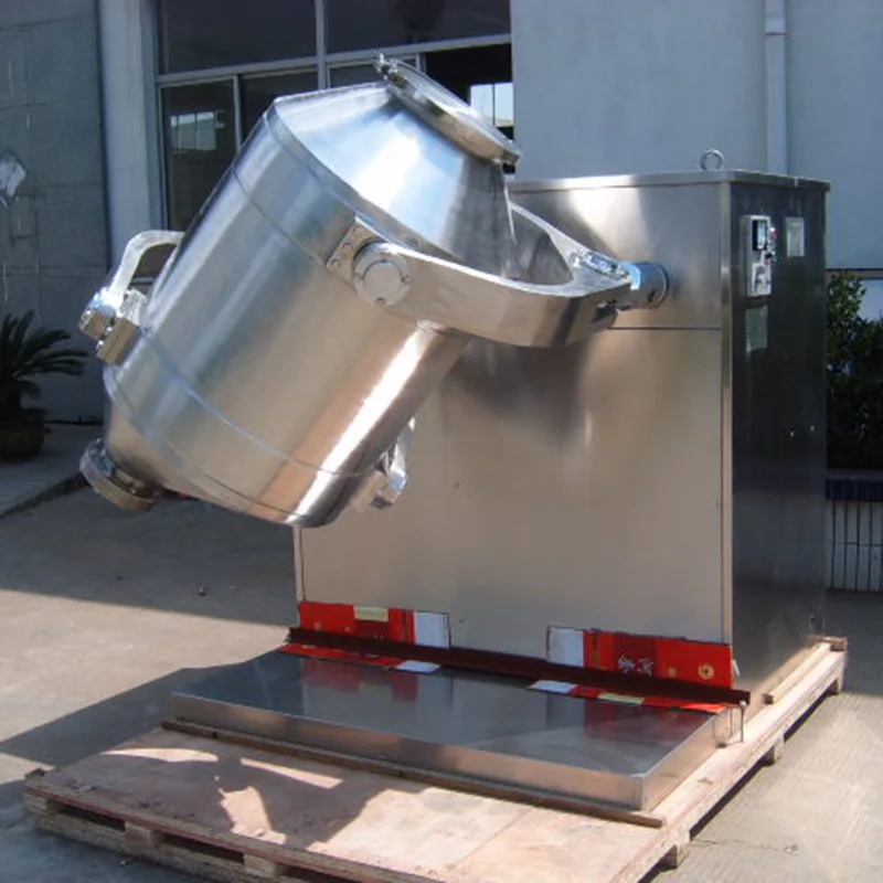 Stainless Steel 3D Swing Rotating Blender 3 Dimensional Stirrer Blender Powder Mixer For Flour Herbs Additive