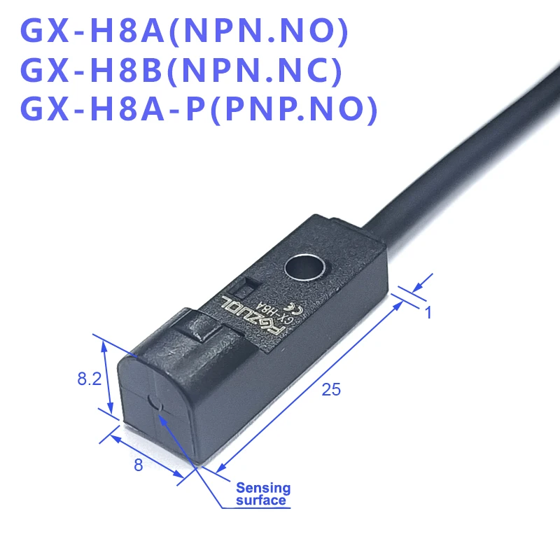 Proximity sensor switch GX-H8A GX-F8A GX-H12A GX-F12A GX-H8B GX-F8B GX-H12B GX-F12B GX-H8A-P GX-F8A-P GX-H12A-P GX-F12A-P