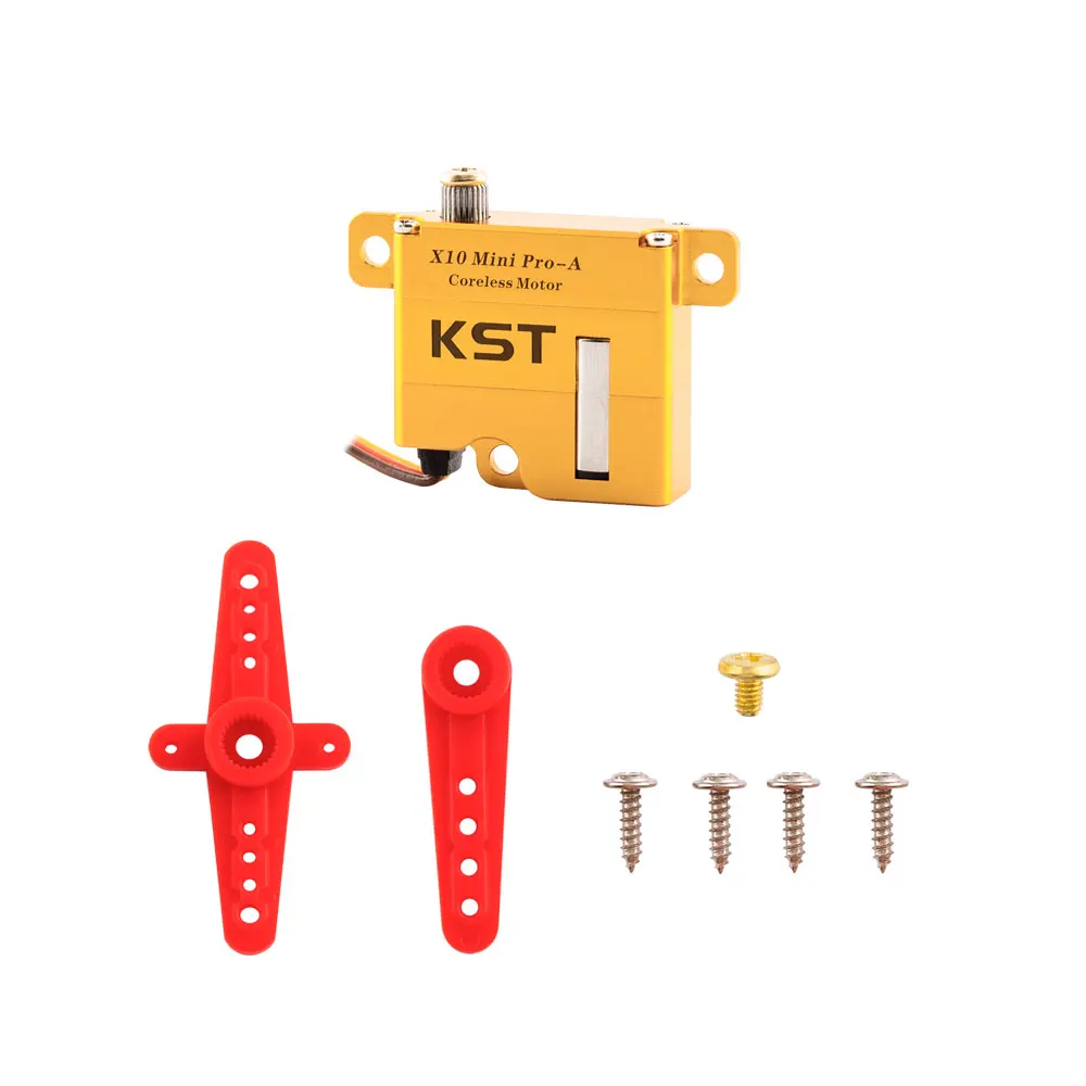 

KST X10 Mini Pro 8.0Kgf.cm 0.08sec Digital Metal Gear Servo for Competition Glider Large Scale Gliders Rc Airplane Super Light