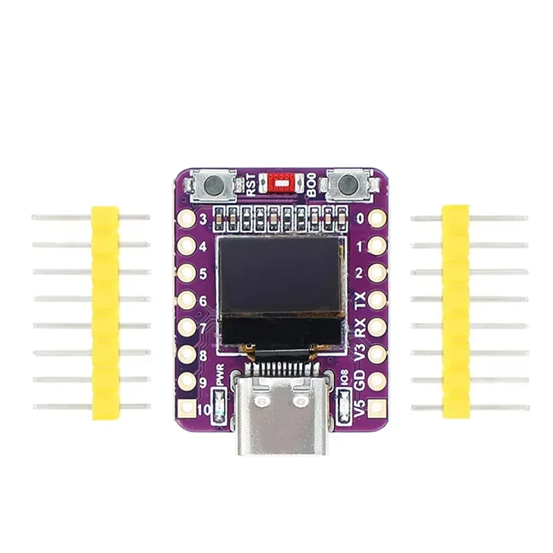 Excelente ESP32-C3 Wifi Bluetooth OLED 0,42 "placa de desarrollo de módulo antena Supermini ESP32 Placa de desarrollo