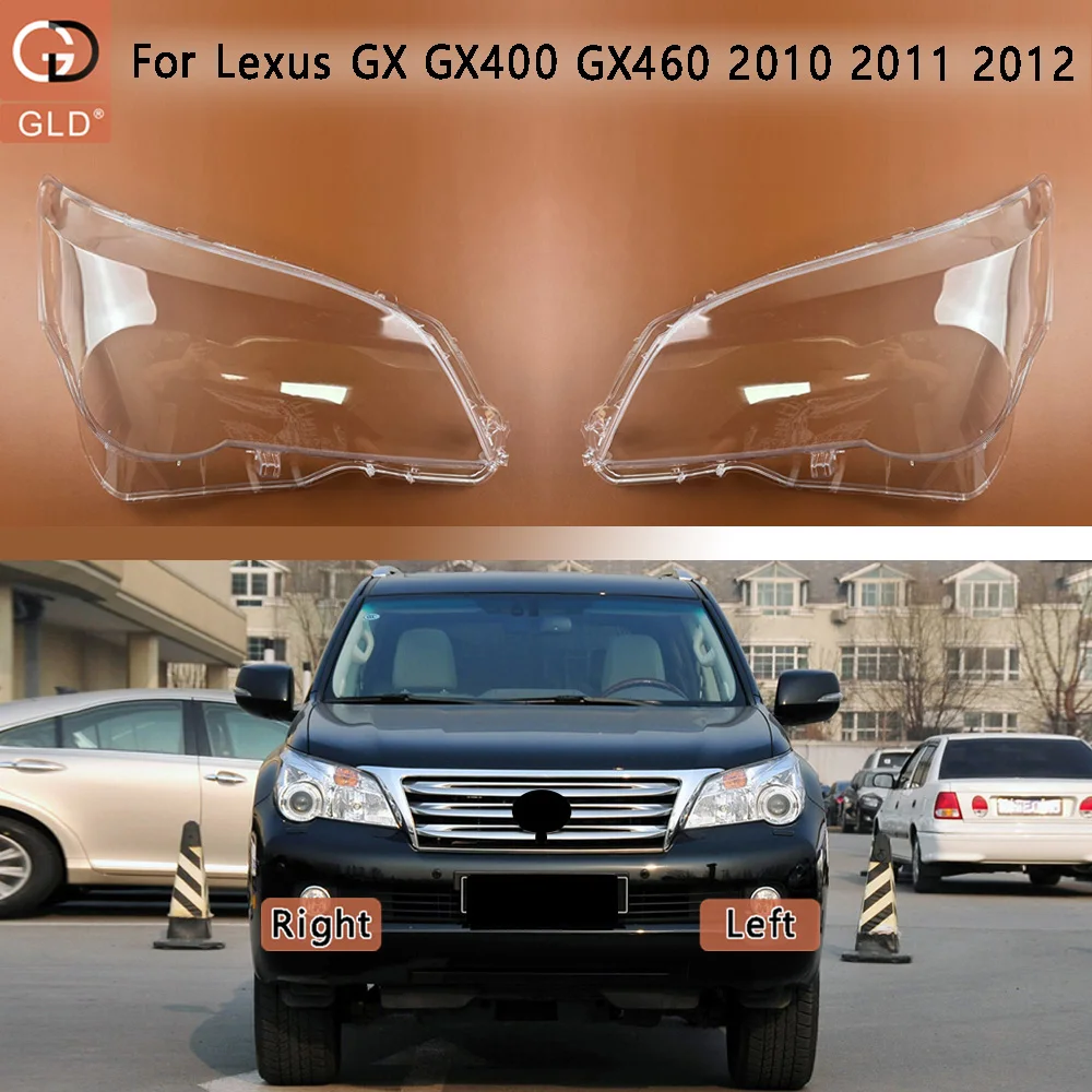 

For Lexus GX GX400 GX460 2010 2011 2012 Car Head Light Lamp Caps Headlamp Shell Transparent Lampshade Lampcover Headlight Cover