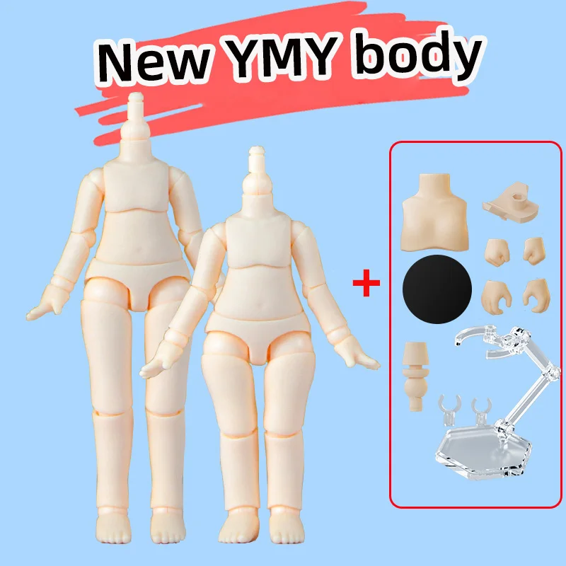 New YMY Body Ob11 Body Movable Joint Doll for GSC, 1/12bjd Body, Obitsu11 Doll Accessories Replacement Hand Chest Boys Girl Toy