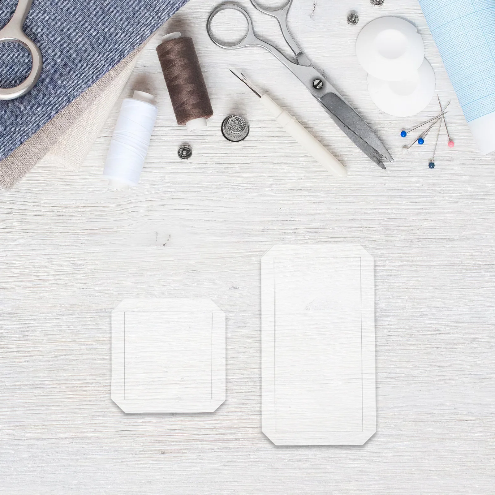 4Pcs Rectangular Quilting Templates Acrylic Rulers for Sewing Patchwork DIY Projects High Visibility Tools for Clean Cuts and