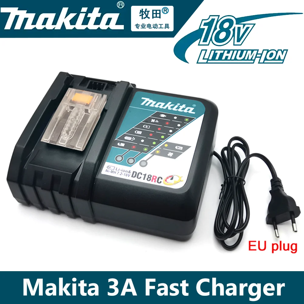 100% original Makita 3.0Ah~9.0Ah 18V battery is suitable for Makita DTD173 DRT52 DDF489 DHP489 DJV185 DUC357 18V power tools