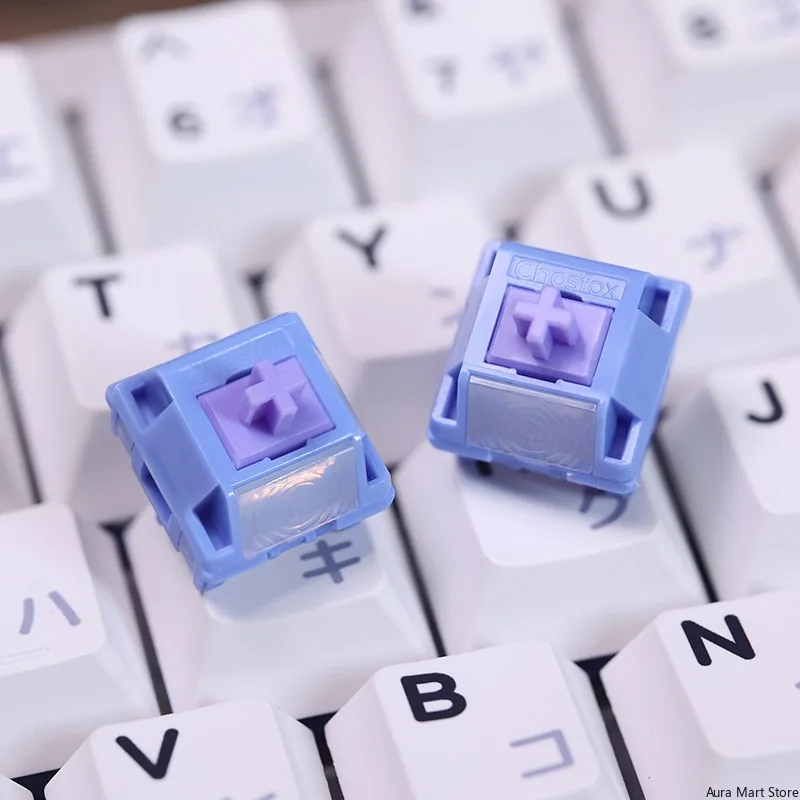 Chosfox Cracked Silver Shaft Quick Trigger Linear Audible Customized Mechanical Keyboard Hot Swappable Switch