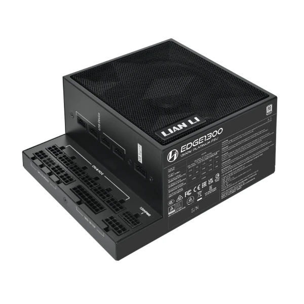 LIANLI EDGE EDGE850 L-Shape Platinum With USB Hub Fully-Modular ATX 3.1 PSU 850W Full Model Power Supply For PC