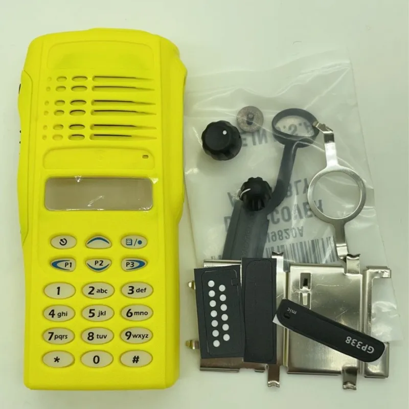 Casing Keypad Penuh Perbaikan Penggantian Warna-warni untuk Motorola GP338 PTX760 GP380 Radio Dua Arah Portabel