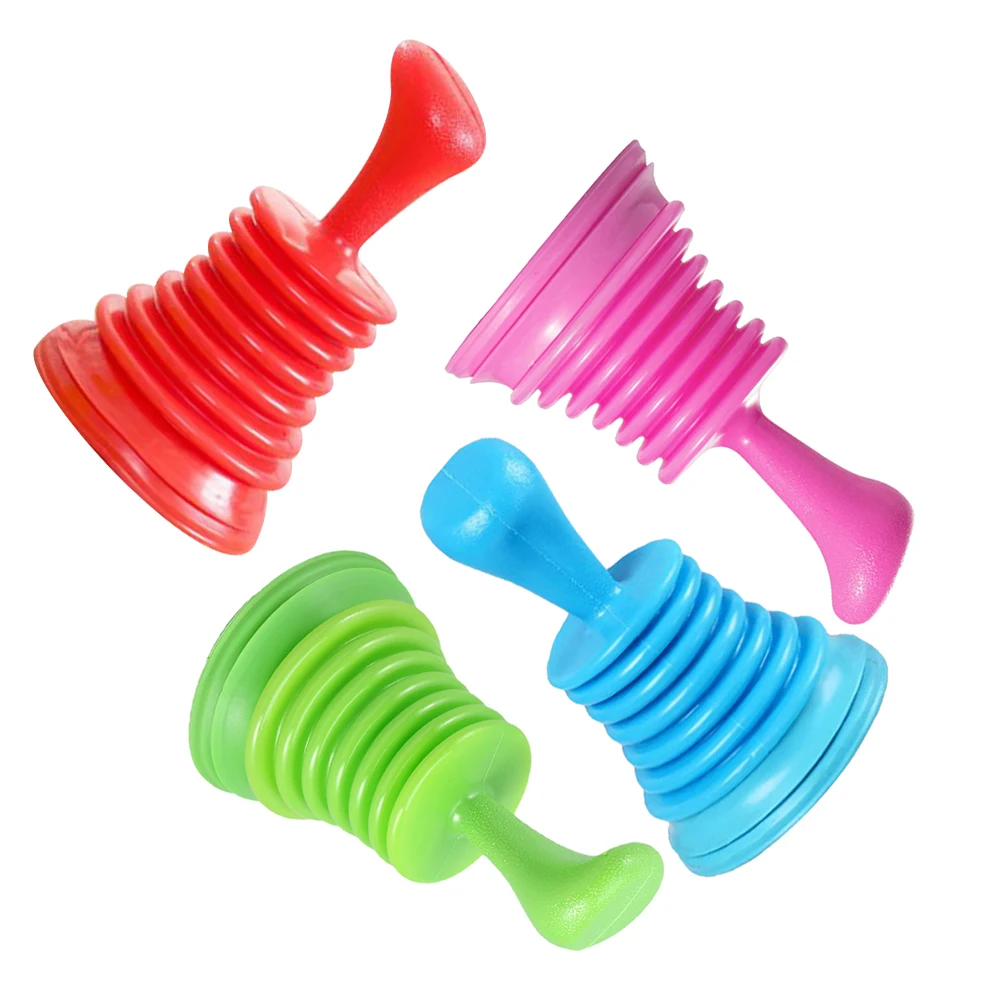 

4pcs PVC Pipe Cleaner Sewer Drain Unclogging Tool Toilet Sink Plunger Bathroom Cleaning Supplies Home Office Hotel