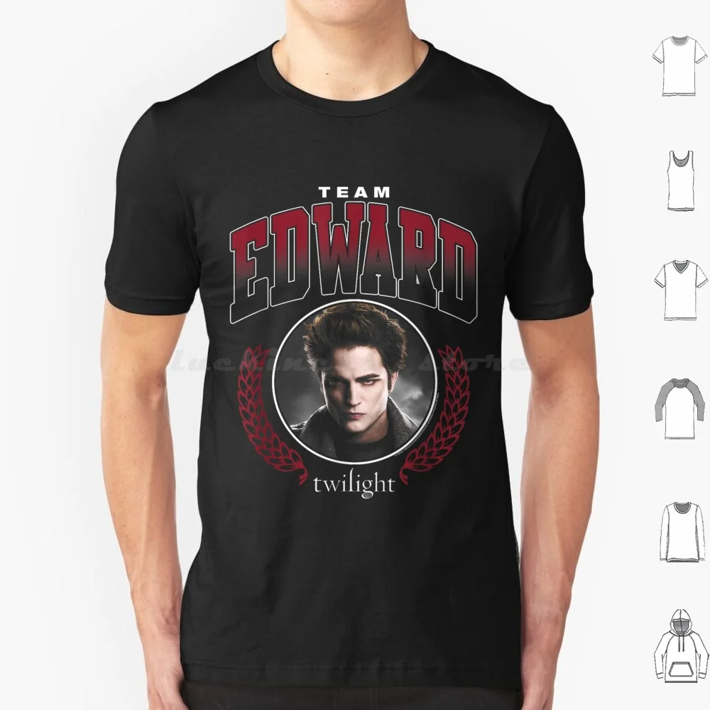 Portrait T Shirt Cotton Men Women DIY Print Team Edward Killer Bella Funny Cullens Robert Pattinson Edward Cullen Alice Cullen