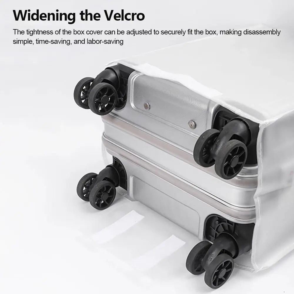 

Новый матовый чехол для защиты багажа, водонепроницаемый, пылезащитный, прочный чехол для чемодана