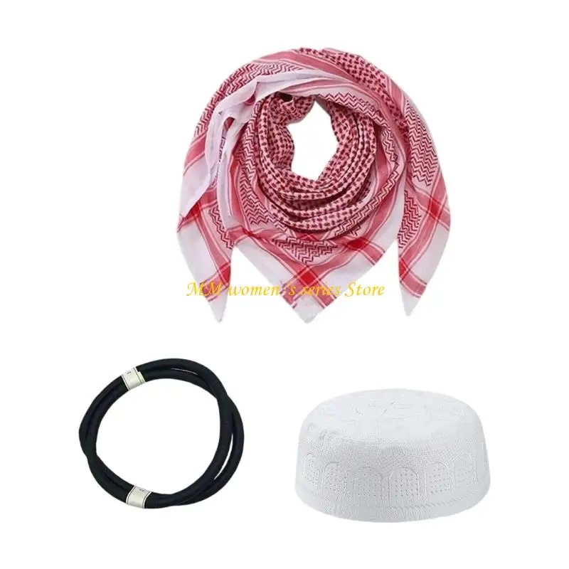 

Q39C Легкий арабский головной убор, легко складывающийся для переноски в путешествиях Aqel