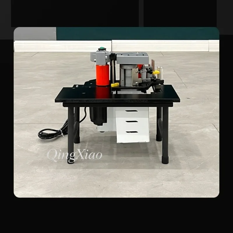 Handheld Edge Banding Machine for Woodworking Portable Hot Melt Glue Sealer for Furniture Curve & Straight Edge Adjustable Speed