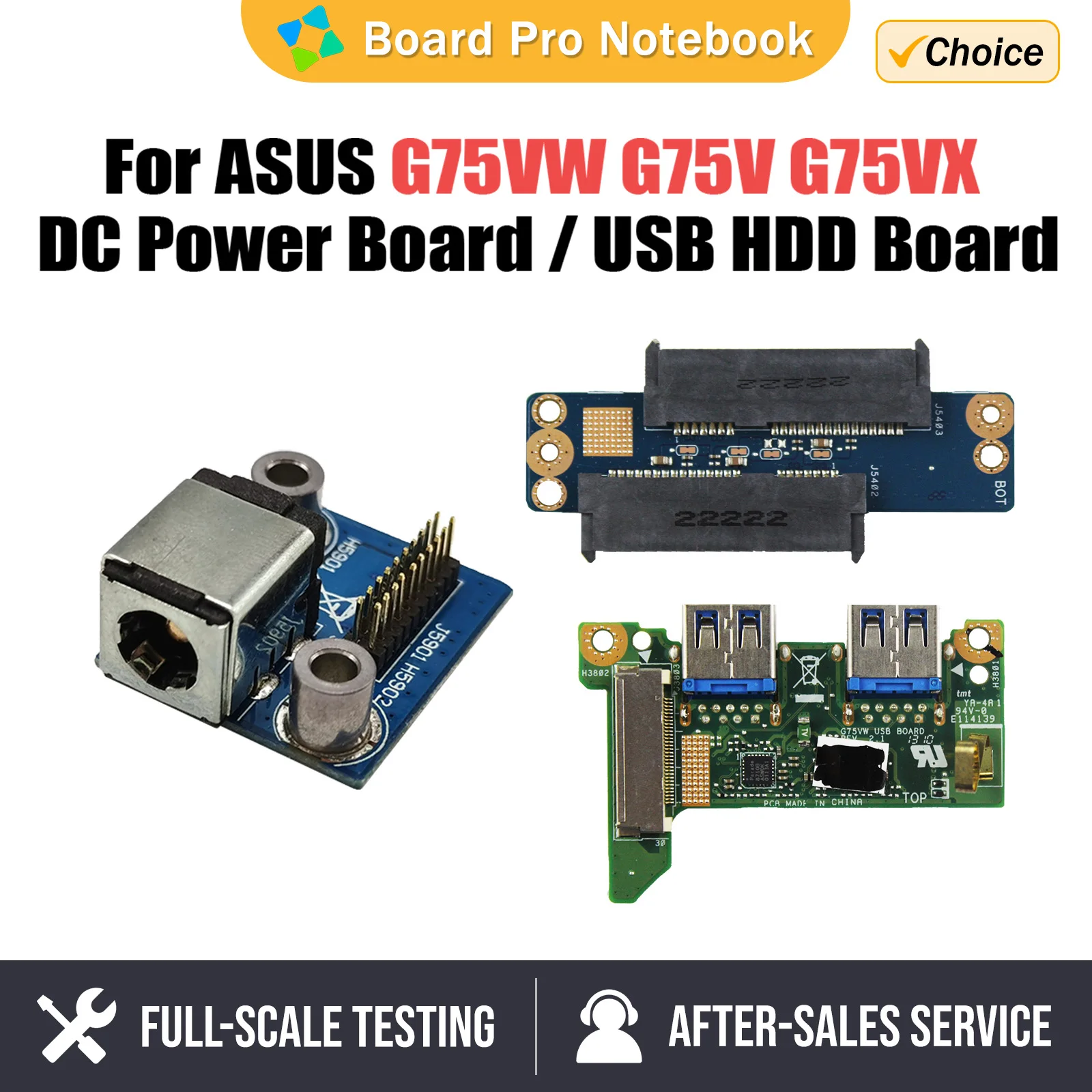 

Original G752V For ASUS G752VY G752VT G752VL POWER DC IN Jack Board or POWER DC Button board Fast Ship