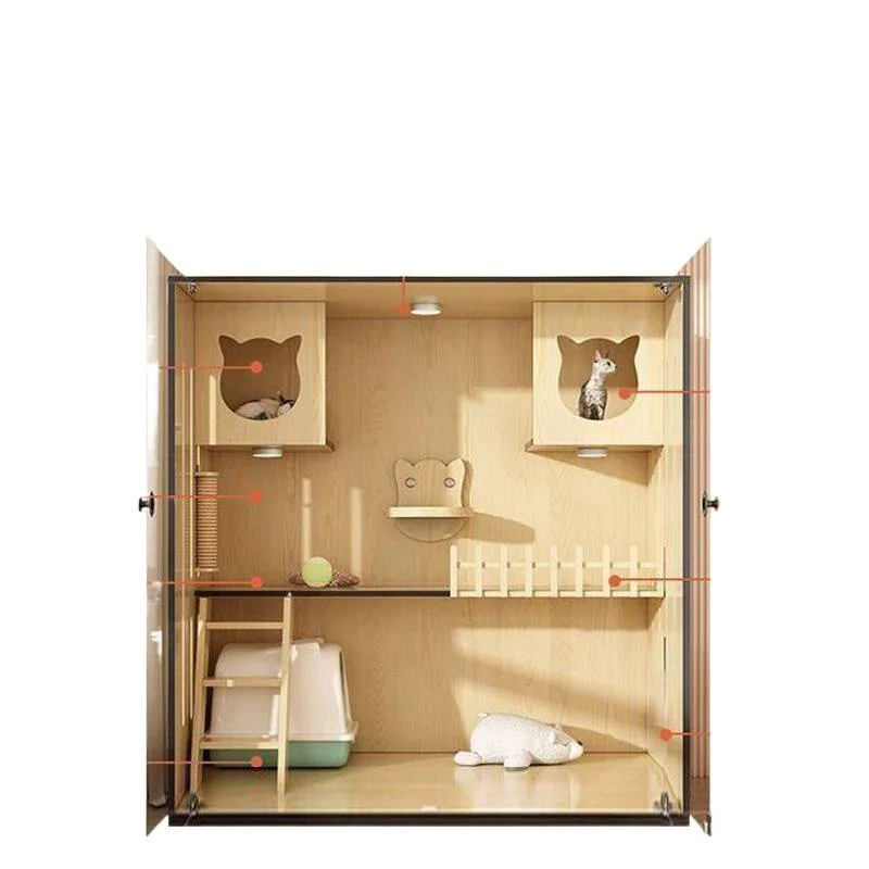 

Cat villa pet home large free space