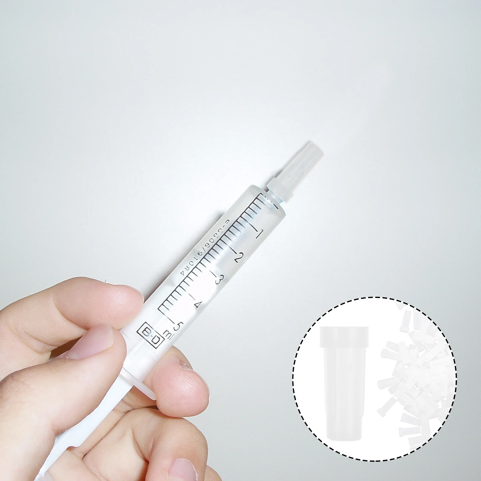 

200pcs Injector Tip Caps Reusable Leak-Proof Universal Luer Lock Connectors For Glue Paint Adhesive Sealing Protection Needle