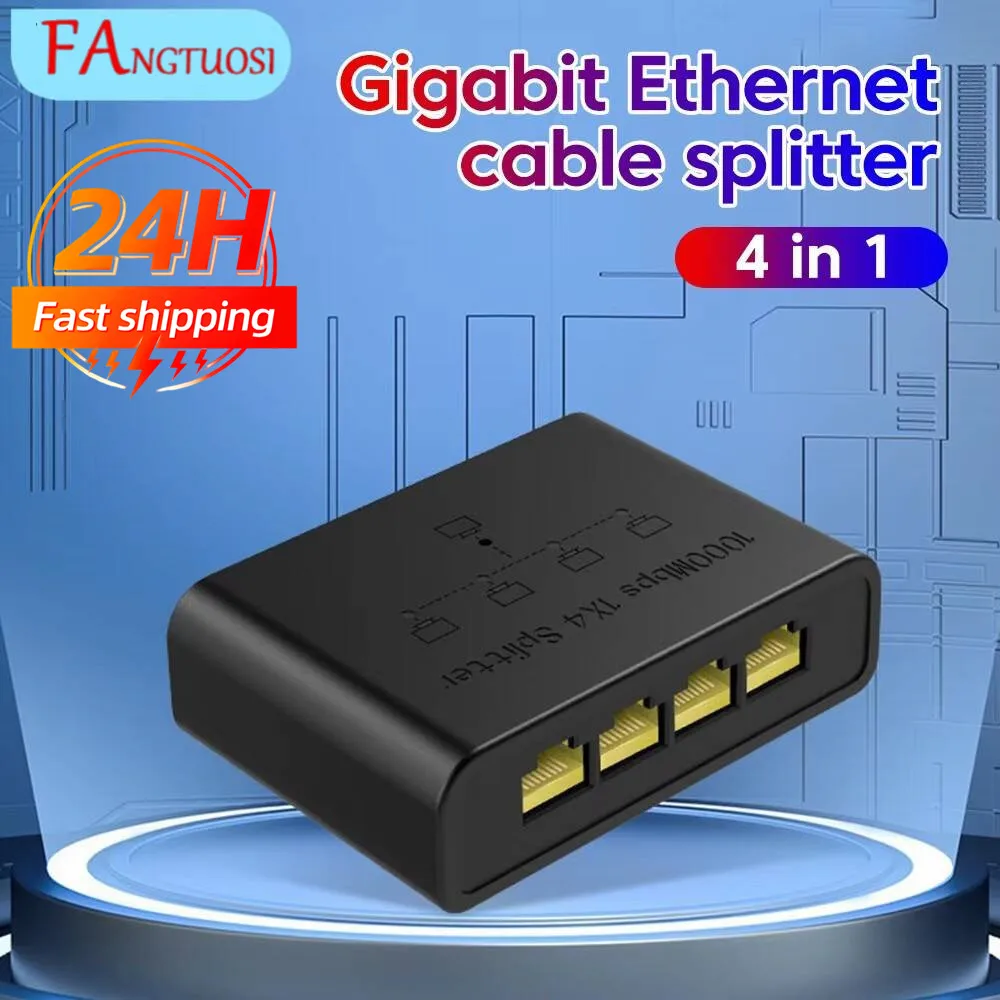5-port Gigabit Network Switch Ethernet RJ45 Network Port Network Cable Connection Switch Network Splitter Cable Expander