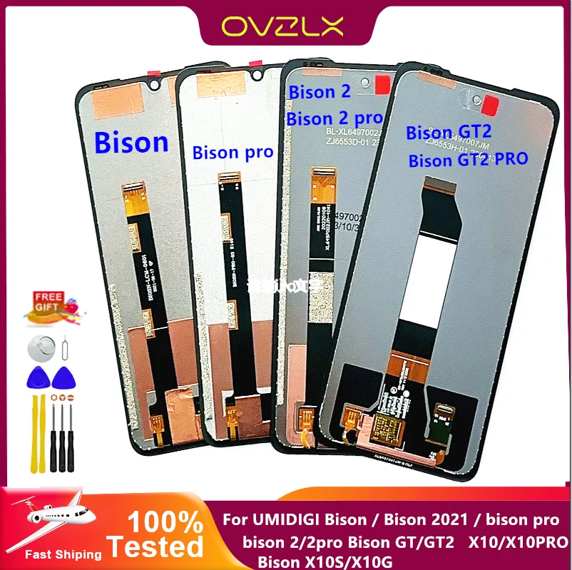 

New For UMIDIGI BISON LCD Display+Touch Screen Digitizer Original LCD Screen For UMIDIGI Bison 2 Pro GT2 GT2 Pro X10 LCD Display