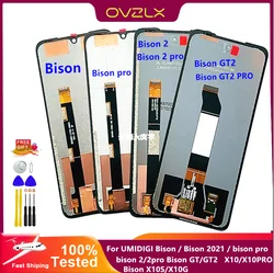 Nowy dla UMIDIGI BISON wyświetlacz LCD + ekran dotykowy Digitizer oryginalny ekran LCD dla UMIDIGI Bison 2 Pro GT2 GT2 Pro X10 wyświetlacz LCD