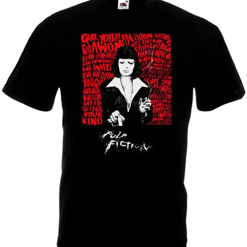 パルプ-フィクション-v22-t-シャツ-ブラック-クエンティン-タランティーノ-全サイズ-s-5xl
