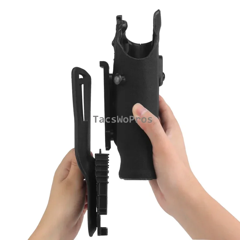 Funda de pistola táctica para linterna X300 Compatible con P320, mano derecha, caza, tiro, fundas para piernas con correa para el muslo