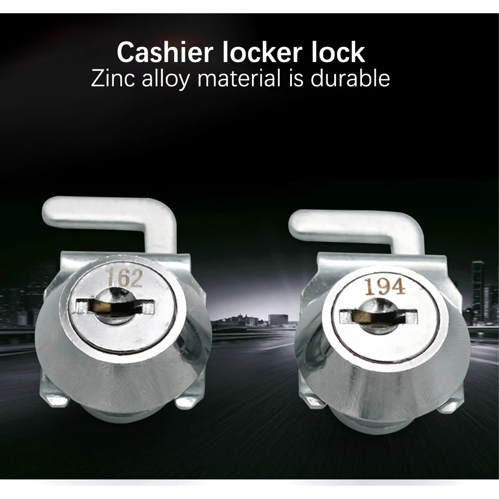 Mini Cam Lock with Quick Clip for Cash Register POS Drawer GYM Locker Cabinet Metal Air Box Lock Hotel Cash Tray Box Lock