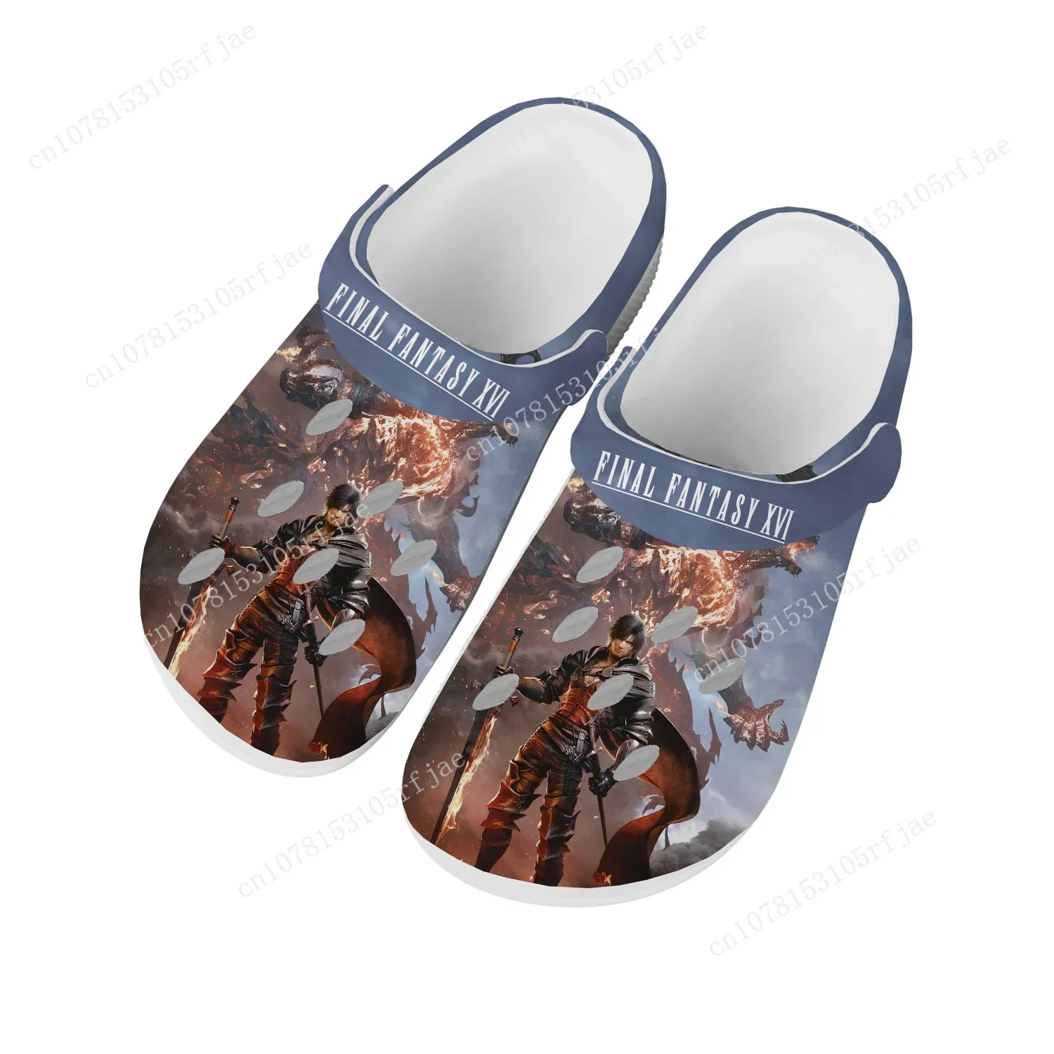 

Final Fantasy 16 Home Clogs Cartoon Game Men Women Teenager Custom Built Water Shoes Fashion Garden Beach Hole Slippers Sandals