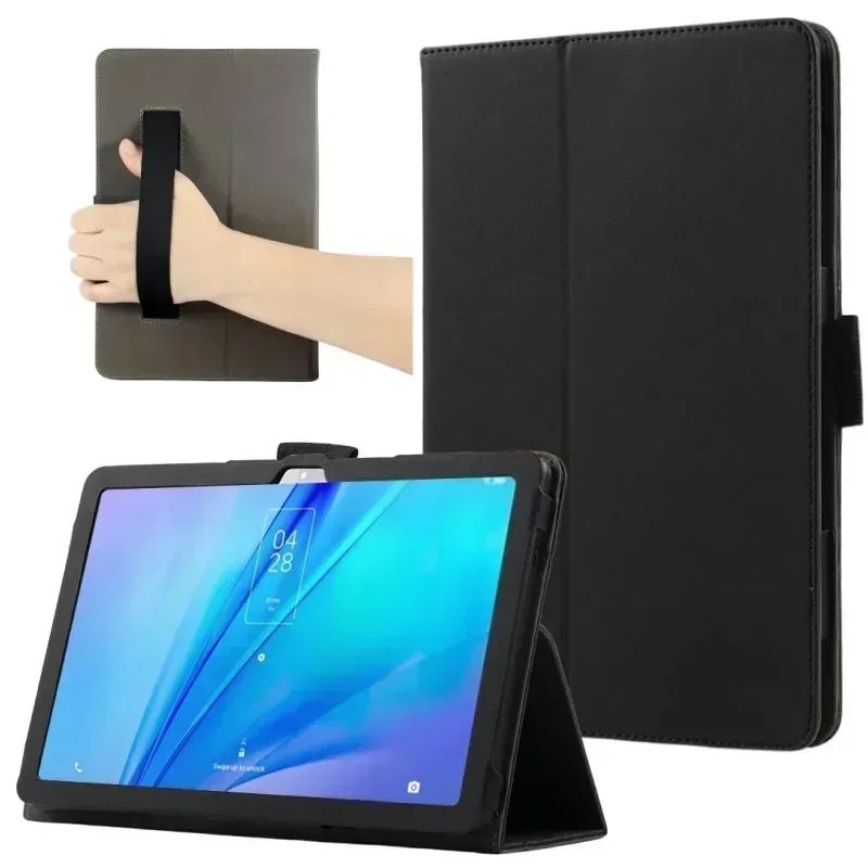 

PU Leather Folding Stand Funda For Jumper EZpad M10S Case 10.1 inch Tablet PC Magnetic Cover with Hand Strap