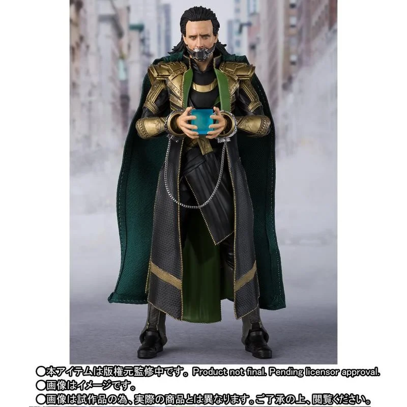 Bandai Original SHFiguarts MARVEL Avengers Loki Odison Action Figure Active Joints Model Hobbies Collectible Gift