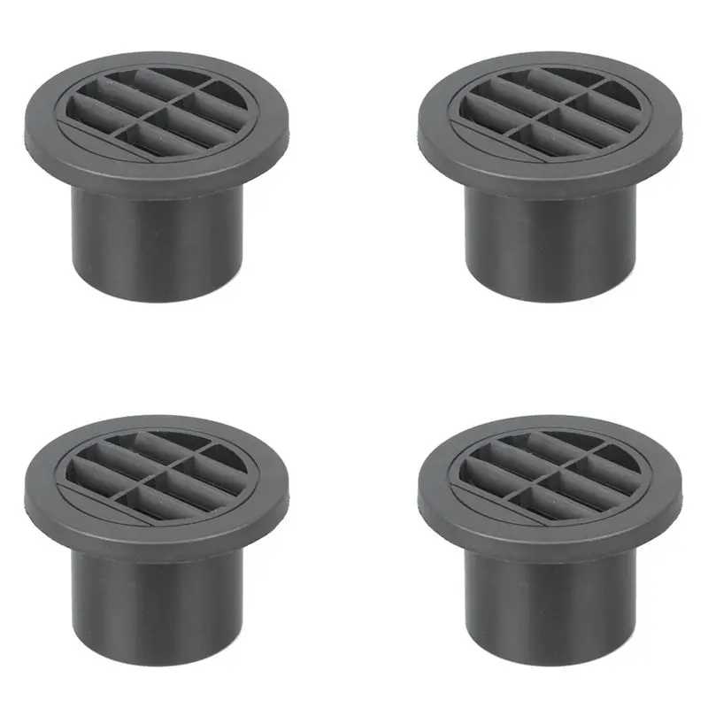 Firmly 4X Air Vent Ducting Piece Round Flat Pipe Outlet Exhaust Connector For Webasto Eberspaecher Parking Heater 60Mm