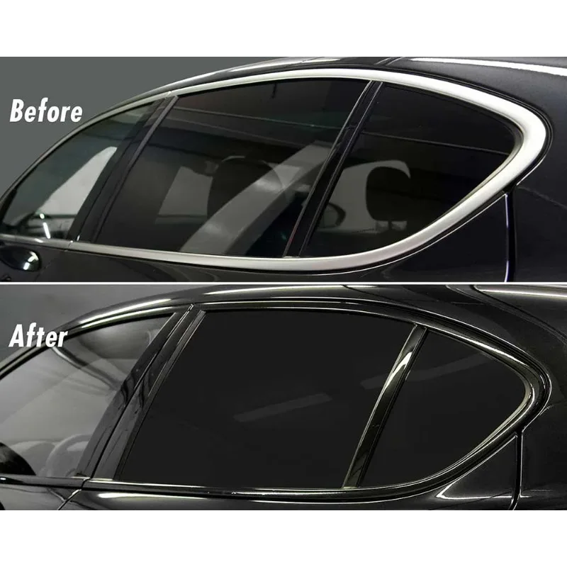 High-grade black automotive special film strip - Simple peel-and-stick application, no residue on car door protective film