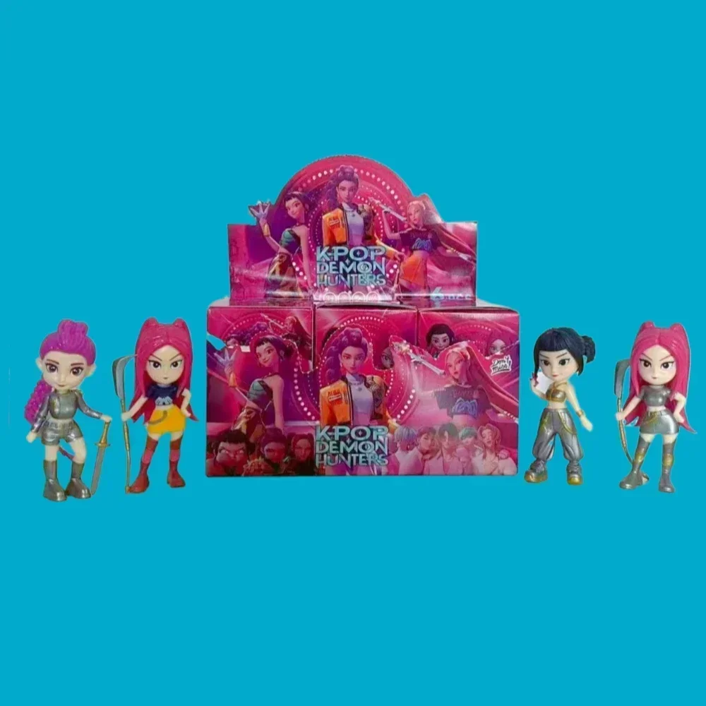 %% 個/セット アニメ Kpop デモンハント ブラインドボックスシリーズ フィギュア おもちゃ デスクスタチュー 装飾 ハロウィン/クリスマス 子供向けギフト