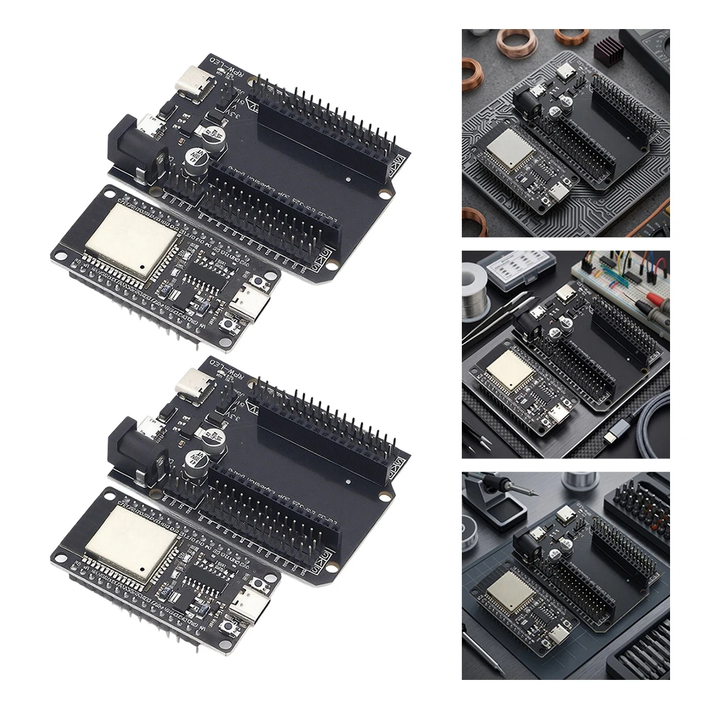 For ESP32 USB-C Development System for Embedded Software Development Includes Power Indicator and Operational Status