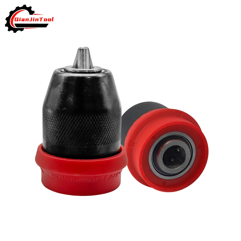 Quick-Release Drill Chuck 0.8-10mm Self-Locking Keyless Hand Electric Drill Metal Drill Chuck Power Tool Converter Adapter Accs