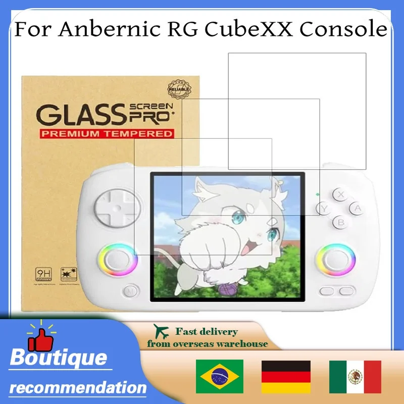 Tempered Glass Screen Protector Film For Anbernic RG CubeXX Handheld Game Console RGCUBEXX Tempered Glass Films Game Accessories