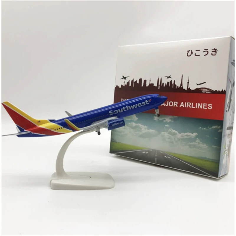 

Новая модель 20 см в масштабе 1:400, литая под давлением сплав металла, Southwest Boeing B737 Airplane Airlines Airways, коллекция самолетов, дисплей