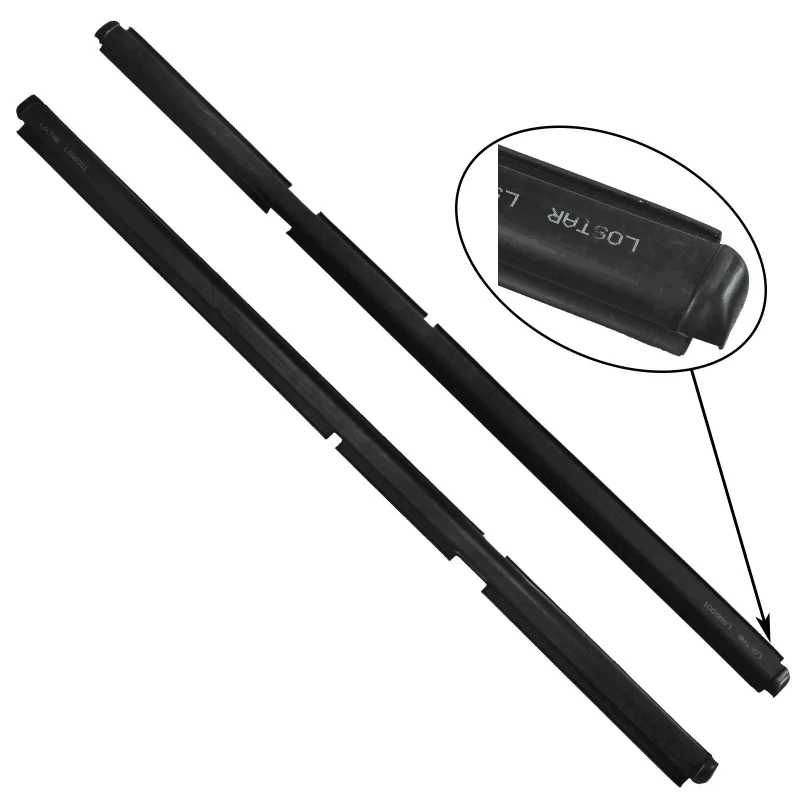 4pcs Front Rear Window Trim Sealing Strips Rubber Seals For Jeep Grand Cherokee II WJ WG 1998-2005 Glass Exterior Waterproof