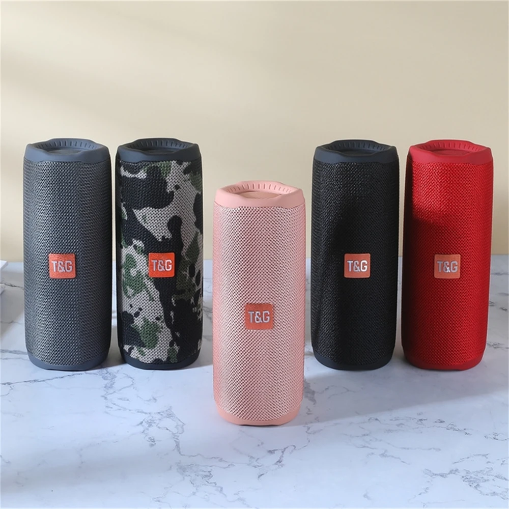 New 10W Outdoor Wireless Speaker TG365 Bluetooth Speakers 1200mAh Powerful Bass Dual Loudspeaker TWS Pairing Portable Subwoofer