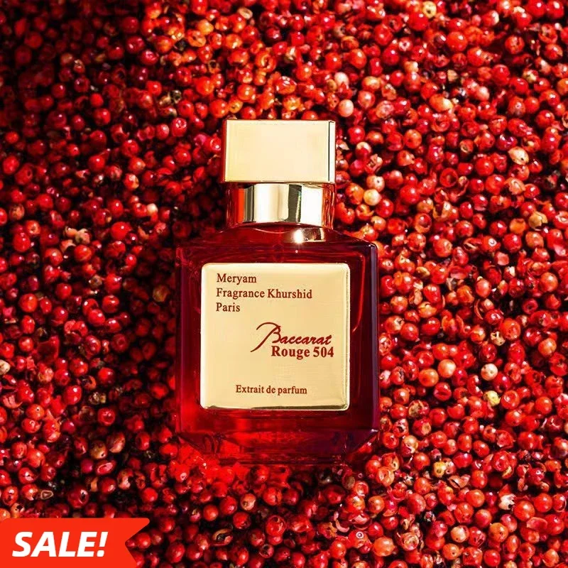 عطر Baccarat Rouge 540 Extrait de Parfum 70ML عالي الجودة، رائحة فاخرة أصلية للنساء، عطر خشبي طويل الأمد وكولونيا