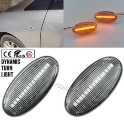 Pair For Mazda 3 (BK) 2003 2004 2005 2006 2007 2008 2009 LED Dynamic Turn Signal Side Marker Light Sequential Blinker Light